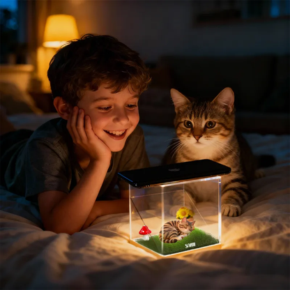 🔥LAST DAY 60% OFF🔥Pet Memorial Holographic Projection House