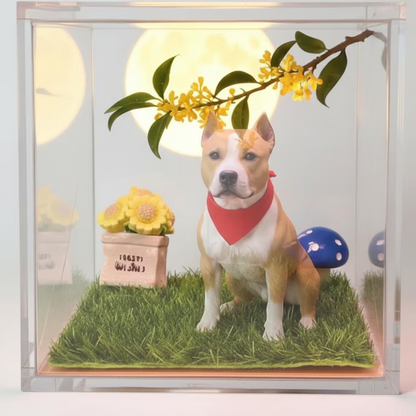🔥LAST DAY 60% OFF🔥Pet Memorial Holographic Projection House
