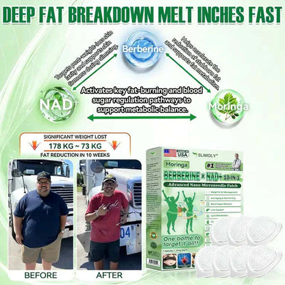 𝐎𝐟𝐟𝐢𝐜𝐢𝐚𝐥 𝐒𝐭𝐨𝐫𝐞 | 🧑‍⚕️🩺 Slimoly® 𝐌𝐨𝐫𝐢𝐧𝐠𝐚 · 𝐁𝐞𝐫𝐛𝐞𝐫𝐢𝐧𝐞 × 𝐍𝐀𝐃+ 𝟏𝟎-𝐢𝐧-𝟏 𝐀𝐝𝐯𝐚𝐧𝐜𝐞𝐝 𝐍𝐚𝐧𝐨 𝐌𝐢𝐜𝐫𝐨𝐧𝐞𝐞𝐝𝐥𝐞 𝐏𝐚𝐭𝐜𝐡 — 𝐎𝐧𝐜𝐞 𝐃𝐚𝐢𝐥𝐲, 𝐕𝐢𝐬𝐢𝐛𝐥𝐞 𝐑𝐞𝐬𝐮𝐥𝐭𝐬 𝐢𝐧 𝟕 𝐃𝐚𝐲𝐬