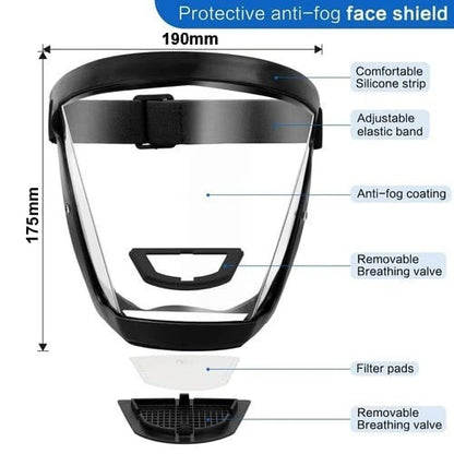 🔥LAST DAY 70% OFF🔥Anti-Fog Protective Full Face Shield