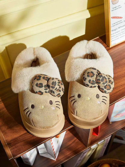 🔥LAST DAY 70% OFF🎀Fuzzy Hello KT Slippers