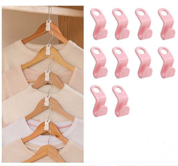 [🔥The 2026 The best closet helper]Space-Saving Clothes Hanger Connector Hooks