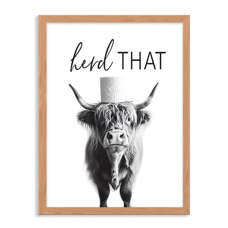 🔥LAST DAY EXTRA 60% OFF🚽Funny Bathroom Wall Art - "Nice Ass" Donkey Print