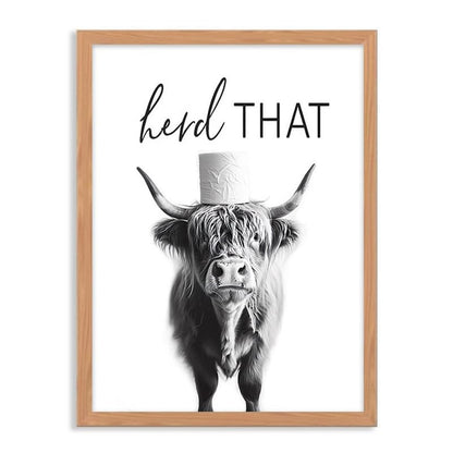 🔥LAST DAY EXTRA 60% OFF🚽Funny Bathroom Wall Art - "Nice Ass" Donkey Print